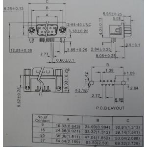 Dサブ9ピン オス シリアルコネクタ 2個入<...の詳細画像1