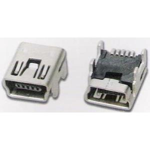 訳有在庫限り＞USBコネクタミニBタイプ5ピン　ピン実装　2個＜con-554＞