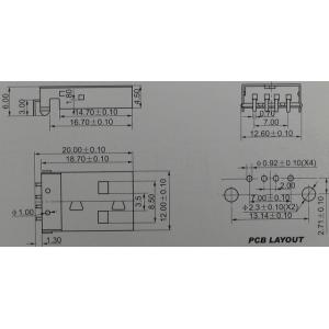 USBコネクタ(白ベロ)2個入<con-560>の詳細画像1