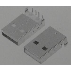 USBコネクタAタイプ　オス（黒ベロ)　2個入＜con-561＞