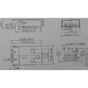 USBコネクタAタイプ 黒ベロ 2個入<con...の詳細画像1
