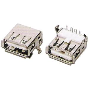 USBコネクタAタイプ（白ベロ）基板側　1口　2個入＜con-568＞