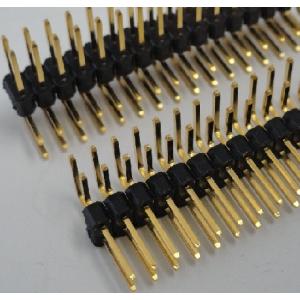 90度ピンヘッダ　2×40=80Ｐ　メッキなし　2.54mmピッチ　2個入　＜con-660＞｜sapporo-boueki