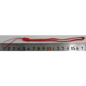 携帯電話用ストラップ 持ち手12.5cm 橙 ...の詳細画像1