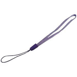 携帯電話用ストラップ　持ち手12.5cm　紫　ストラップ　2個入　＜kei-007＞