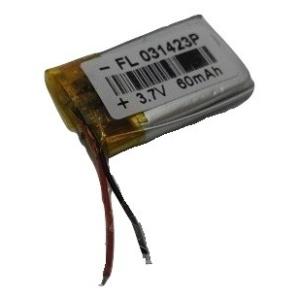 3.7V　約80mA　サイズ変更　約25.8×約13.4×厚約4.0mm　工作用リチウムイオン充電池...