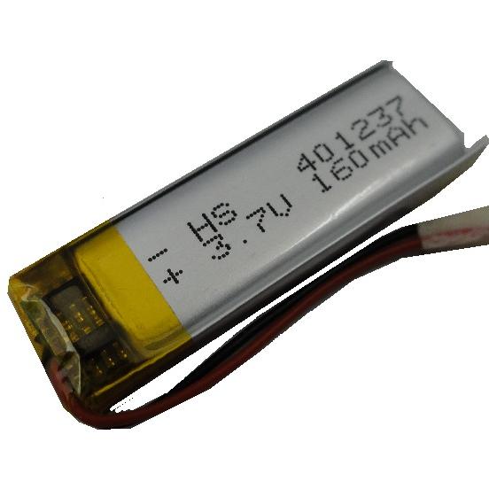3.7V　約160mA　約36.6mm×約12mm×厚約4mm　工作用リチウムイオン充電池　充放電基...