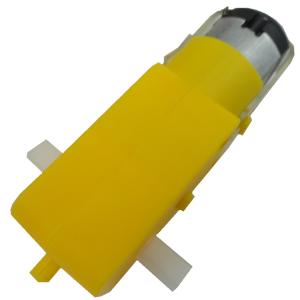 黄色いギヤーボックスモーター付き　両軸　1個入　＜kit-089＞