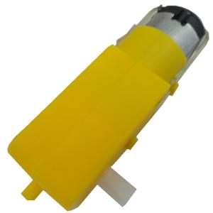 黄色いギヤーボックスモーター付き　片軸　1個入　＜kit-090＞
