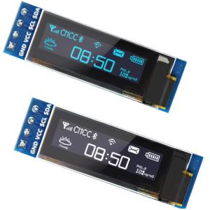 128X32　OLCDディスプレイ　LCM12564C-1　バックライト　青　LED　1個入　＜led-193＞