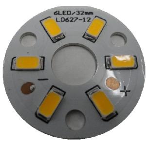12W級LED付アルミ基板 12V 0.35W ...の商品画像