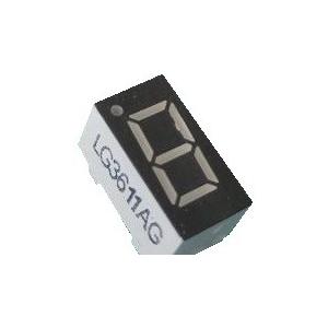 7セグメントLED　LG3611AH　カソードコモン　7セグ1桁　赤　1個入　＜led-910＞