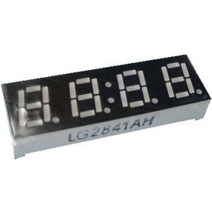 時計用7セグ　LG2841AH　カソードコモン　7セグ4桁　赤　1個入　＜led-920＞