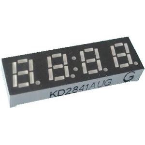 時計用7セグ　KD2841AUG　カソードコモン　7セグ4桁　緑　1個入＜led-922＞