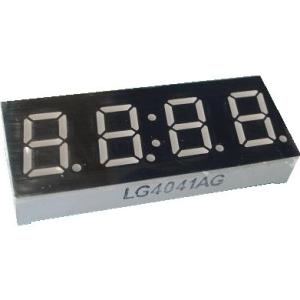 時計用7セグ　LG4041AG　カソードコモン　7セグ4桁　緑　1個入　＜led-928＞
