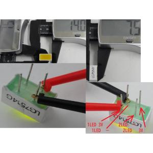 3V系 7514角LED LG7514G 緑 ...の詳細画像1