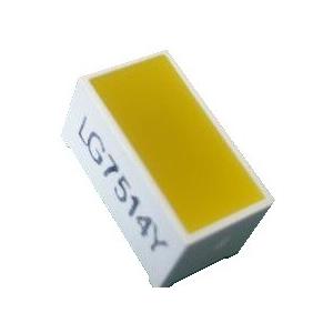 7514角LED　LG7514Y　黄　3V系列　1個入＜led-937＞