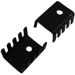 放熱板　アルミ放熱板　19mm×13mm×放熱部9mm　8個入＜pcb-201＞