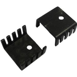 放熱板　アルミ放熱板　19mm×20mm×放熱部11mm　5個入＜pcb-202＞
