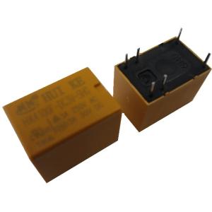 2.54mmピッチ1回路小型リレー　3V動作　HUI KE製 HK4100F-DC3V-SHG　1回...