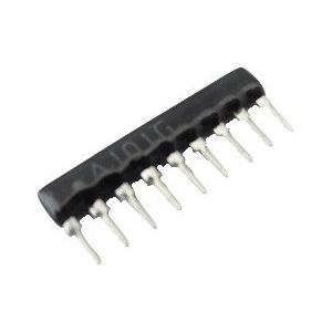 100Ω　±5%　1/8W　集合抵抗　抵抗アレイ　9本足（8素子）　10個入→1個入に変更　＜res-200a＞