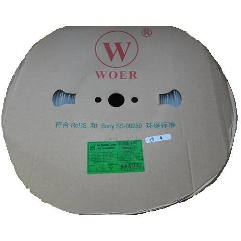 熱収縮チューブ　収縮前の円の直径φ4mm（実測約φ4.9mm）　透明　熱収縮チューブ　長さ約400m...