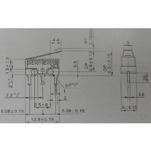 マイクロスイッチ・小形基本スイッチ ヒンジ・レ...の詳細画像1