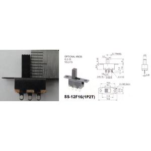 スライドスイッチ 1回路2接点 柄長8mm 5...の詳細画像1