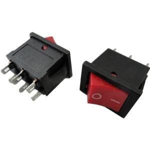 ON-OFF 電源ロッカースイッチ 2回路2接点...の商品画像