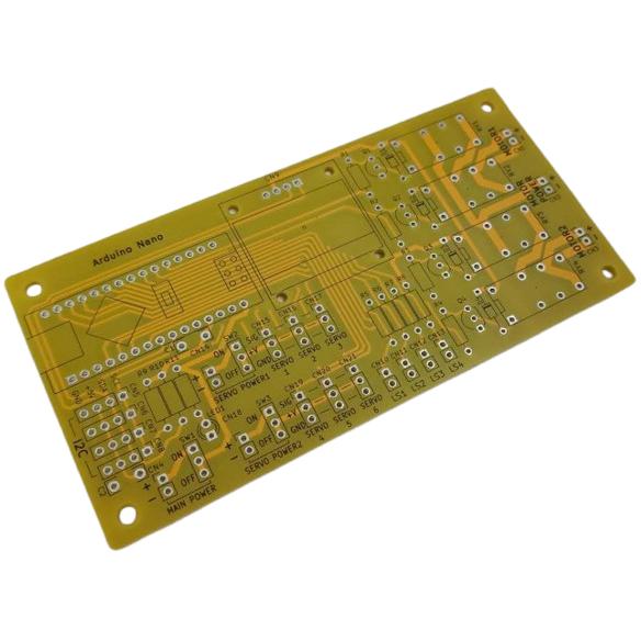 サーボモーターが6個動く基板　タミヤ工作キット　タンク戦車　Arduino Nano　モーター2個用...