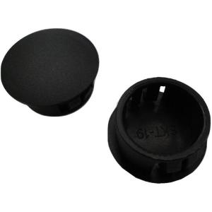 穴の円の直径φ19mm　穴埋め・目隠しキャップ　黒　SKT-19　5個入　＜yjp-0544＞