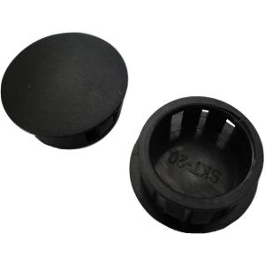 穴の円の直径φ20mm　穴埋め・目隠しキャップ　黒　SKT-20　5個入　＜yjp-0546＞