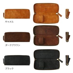sot ラウンドファスナー ペンケース プエブロレザー 革 レザー 本革