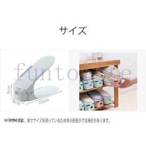シューズホルダー 5足分 靴収納 狭い玄関 省...の詳細画像4