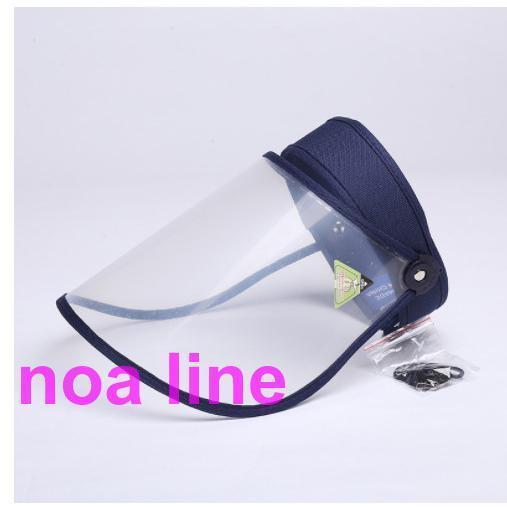 レインバイザーサンバイザー透明飛沫防止帽子フェースカバーフェイスガード花粉症対策顔面保護防風防雨防塵...