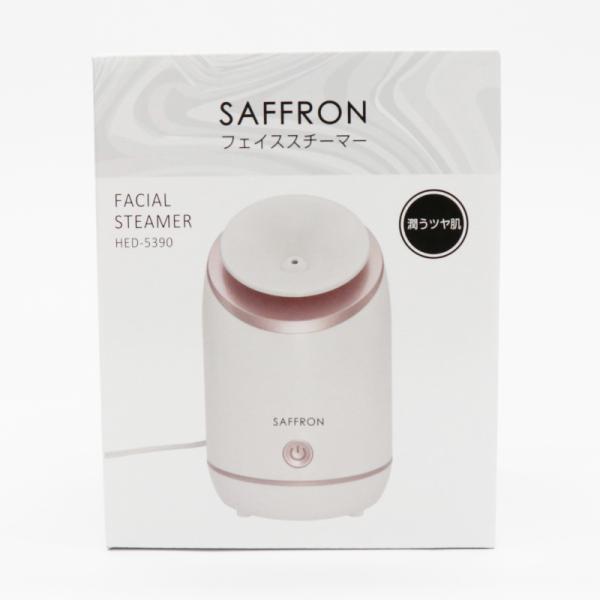 SAFFRON フェイススチーマー HED-5390 潤うツヤ肌 自宅で簡単 フェイススパ 便利グッ...