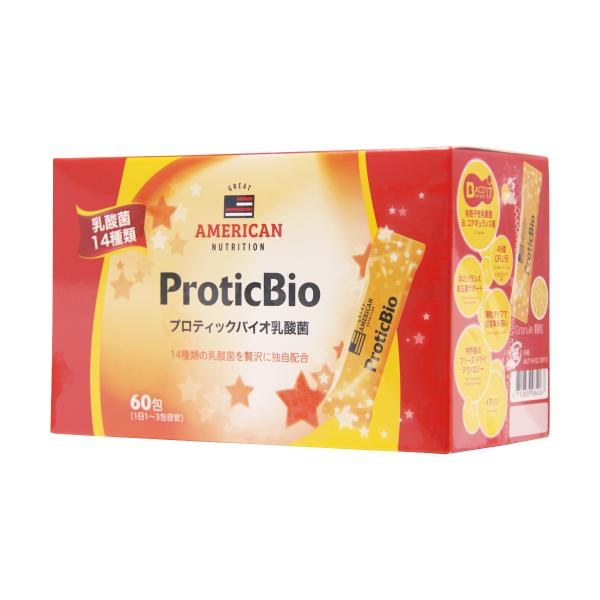 乳酸菌 サプリメント プロティックバイオ乳酸菌 60包 ProticBio乳酸菌 顆粒 コストコ 水...