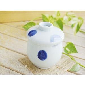 《在庫品》茶碗蒸し 器 波佐見焼 二色水玉 茶...の詳細画像2