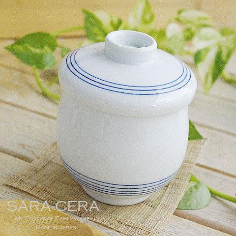 《在庫品》茶碗蒸し 器 波佐見焼 錦筋ブルー 茶碗蒸し碗 スープポット モダン(欠品時約1ヶ月程度)