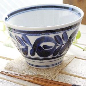 在庫品》波佐見焼 有田焼 太唐草 どんぶり 反丼 LL 丼 鉢(欠品時約1