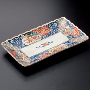 和食器 古伊万里松竹梅焼物皿 有田焼 22.5×13×2.5cm 長角皿 トレー うつわ おうち 陶器 カフェ おしゃれ 軽井沢 春日井｜sara-cera