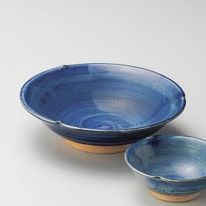 和食器 土物藍染刺身鉢 15.3×4.3cm うつわ 陶器 おしゃれ おうち　※小鉢は別売りです｜sara-cera