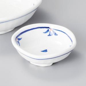 和食器 小さな青い花 小鉢 小皿 豆皿 9×3.2cm うつわ 陶器 おしゃれ おうち｜sara-cera