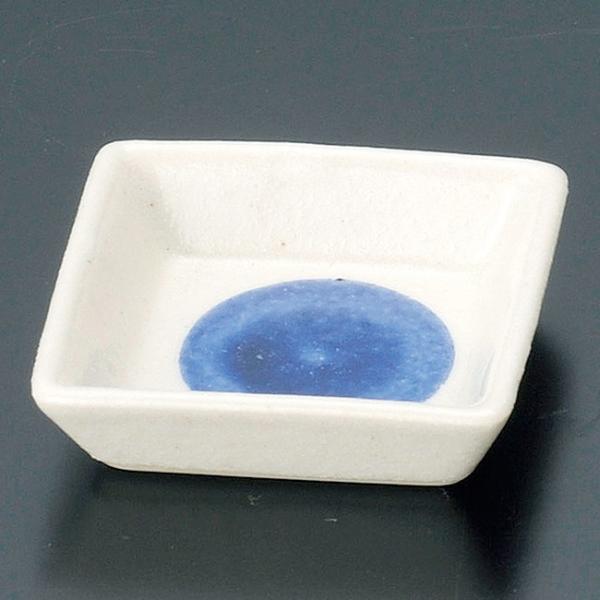 和食器 小さな赤絵角 小鉢 呉須丸 5.7×5.7×1.6cm うつわ 陶器 おしゃれ おうち