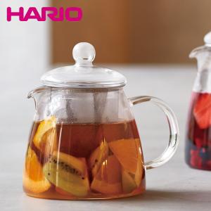 急須 おしゃれ ガラス 一人用 2杯用 HARIO ハリオ リーフ ティーポット