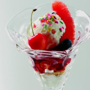 パフェグラス おしゃれ 可愛い 北欧風 昭和レトロ 6Fチョコパフェ DG