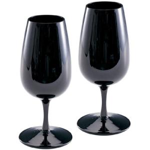 スタイリッシュな黒いワイングラス  L&apos;Aveugle(アヴューグル) ブラインドテイスティング用グ...