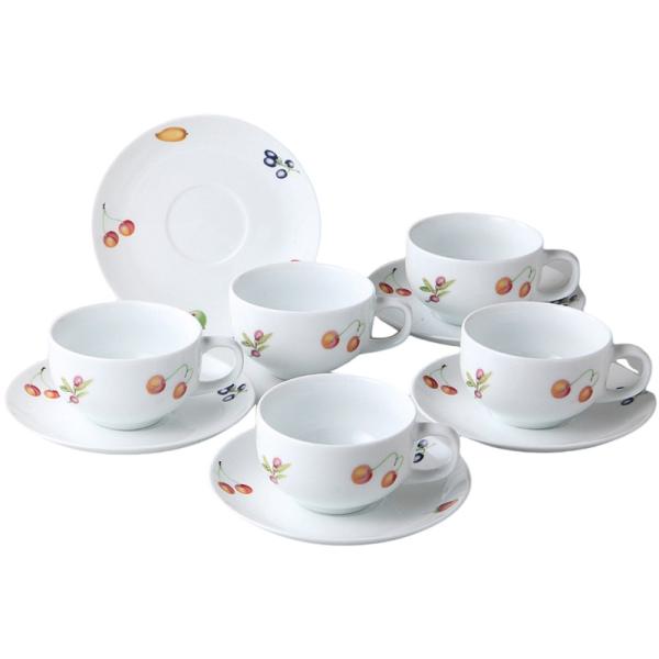 カップソーサー セット 5客セット ジューシーフルーツ ティーカップセット