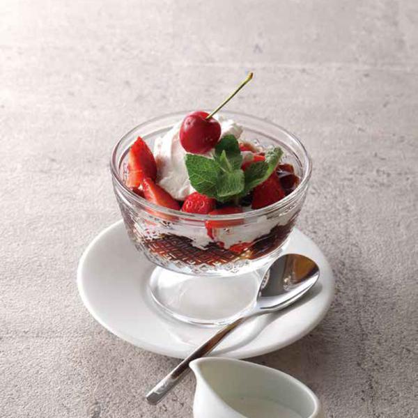 アイスクリームカップ かき氷の器 Leerdam Crisal Glass Onis アメリ デザー...