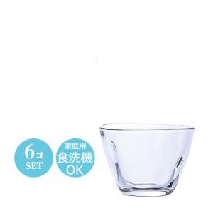 ガラス 盃 てびねり 吟醸 6個セット (1個当たり350円) アデリア